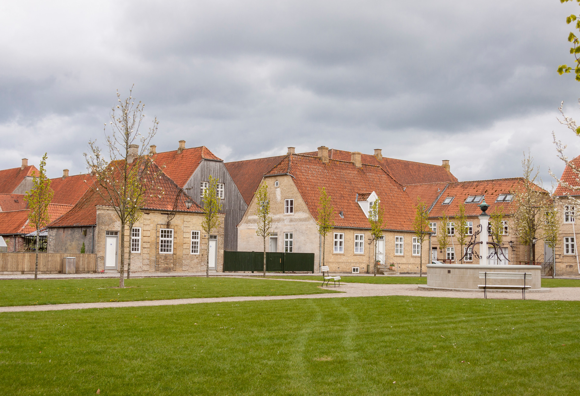 Old town of Christiansfeld - UNESCO, Denmark, Europe.