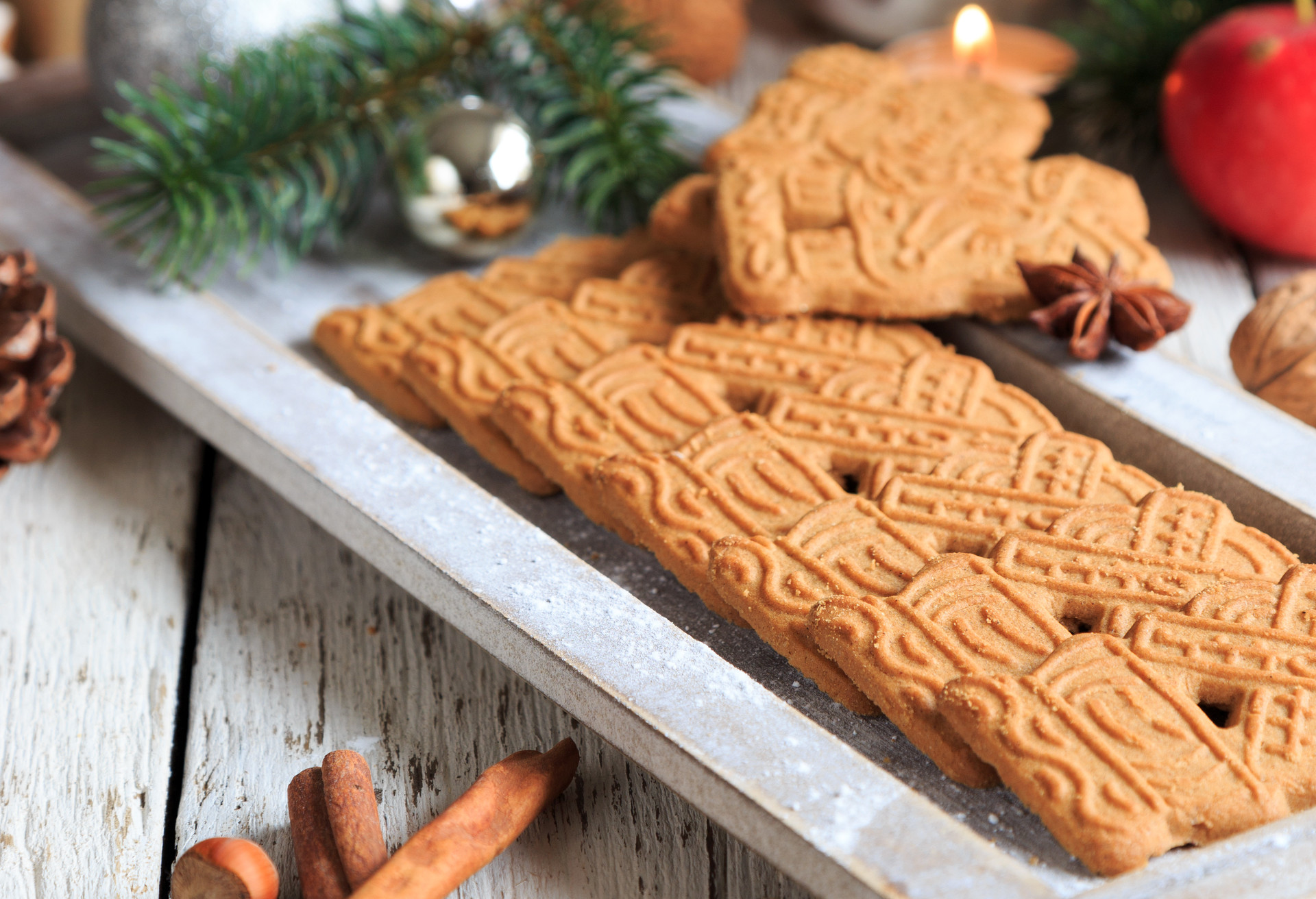 Speculoos on a festive table..; Shutterstock ID 1845019336; Purpose: Virtual Christmas Guides; Brand (KAYAK, Momondo, Any): Kayak; Client/Licensee: KAYAK