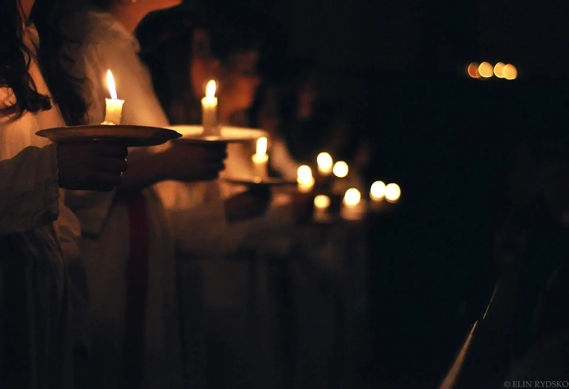 Saint Lucy Day, Sweden.