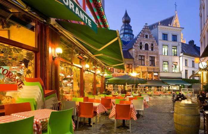Besøg Antwerpen med den smukke og historiske middelalder bymidte