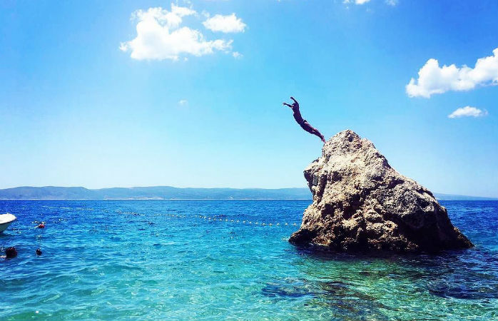 Punta Rata strand i Kroatien