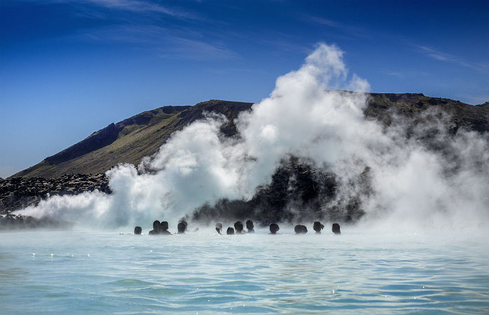 Den Blå Lagune i Island