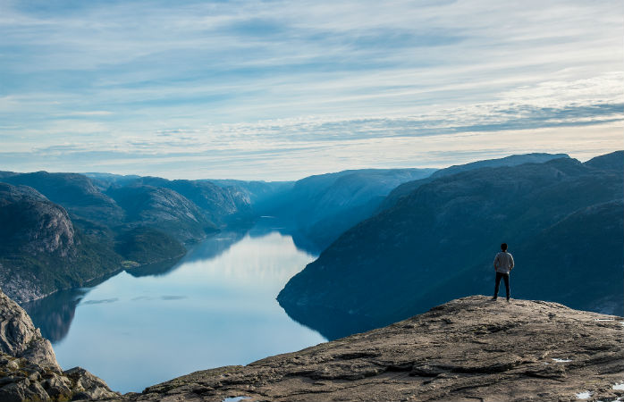 Preikestolen i Norge