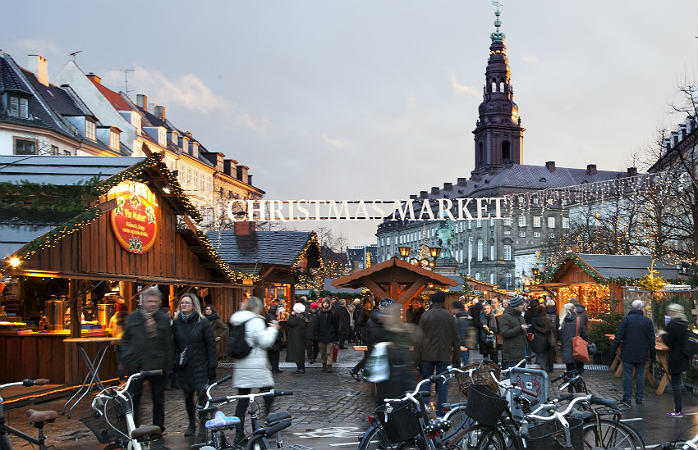 Julemarked på Højbro Plads i København