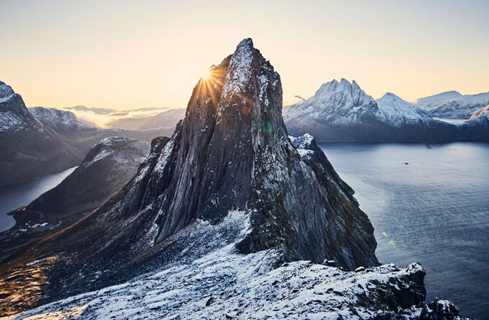 Segla på Senja i Lofoten