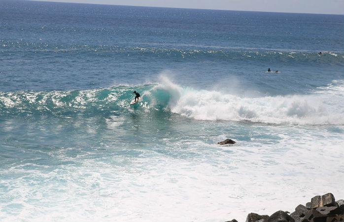 Surfing på Madeira