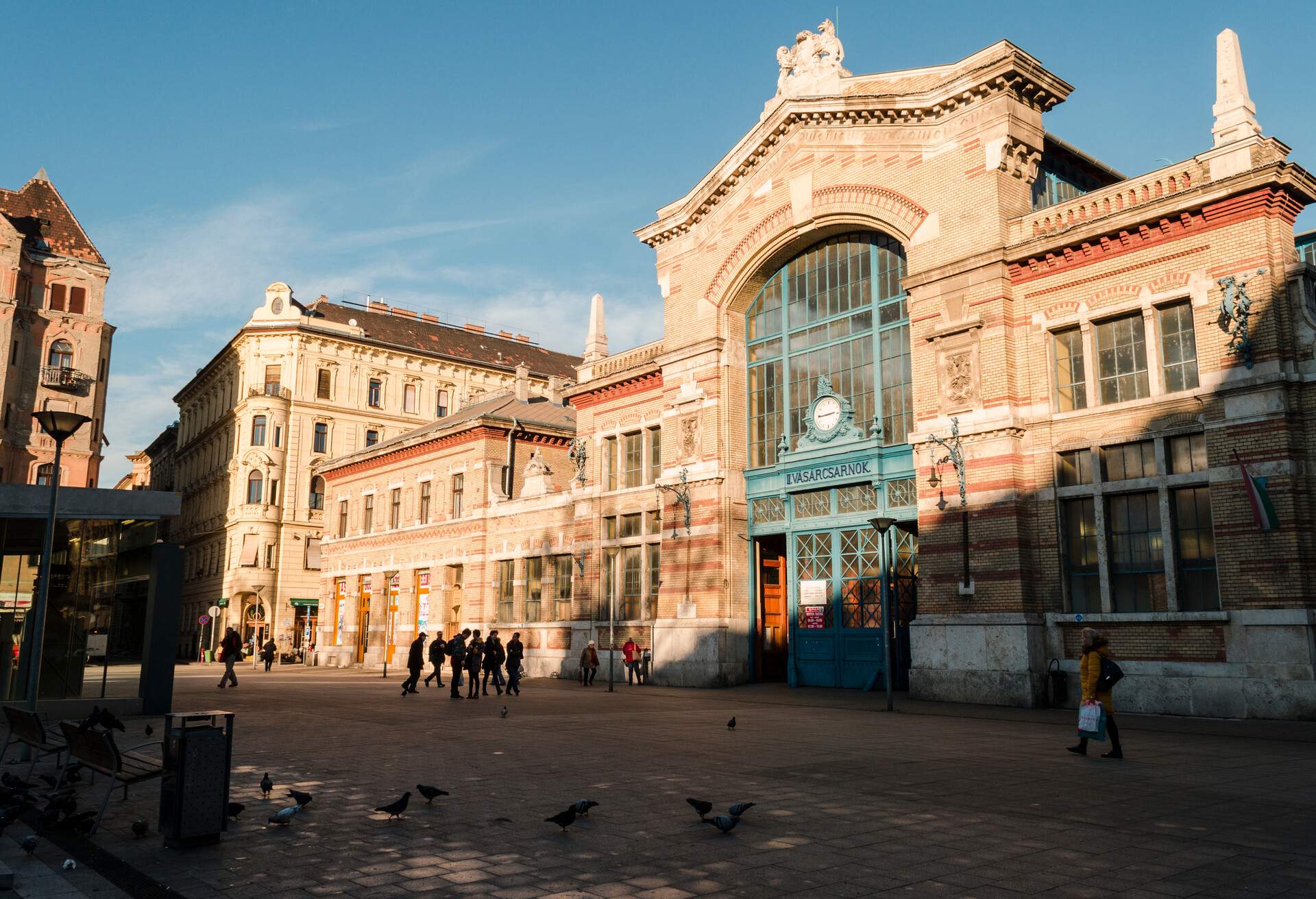 Market hall at Rákóczi street in Budapest