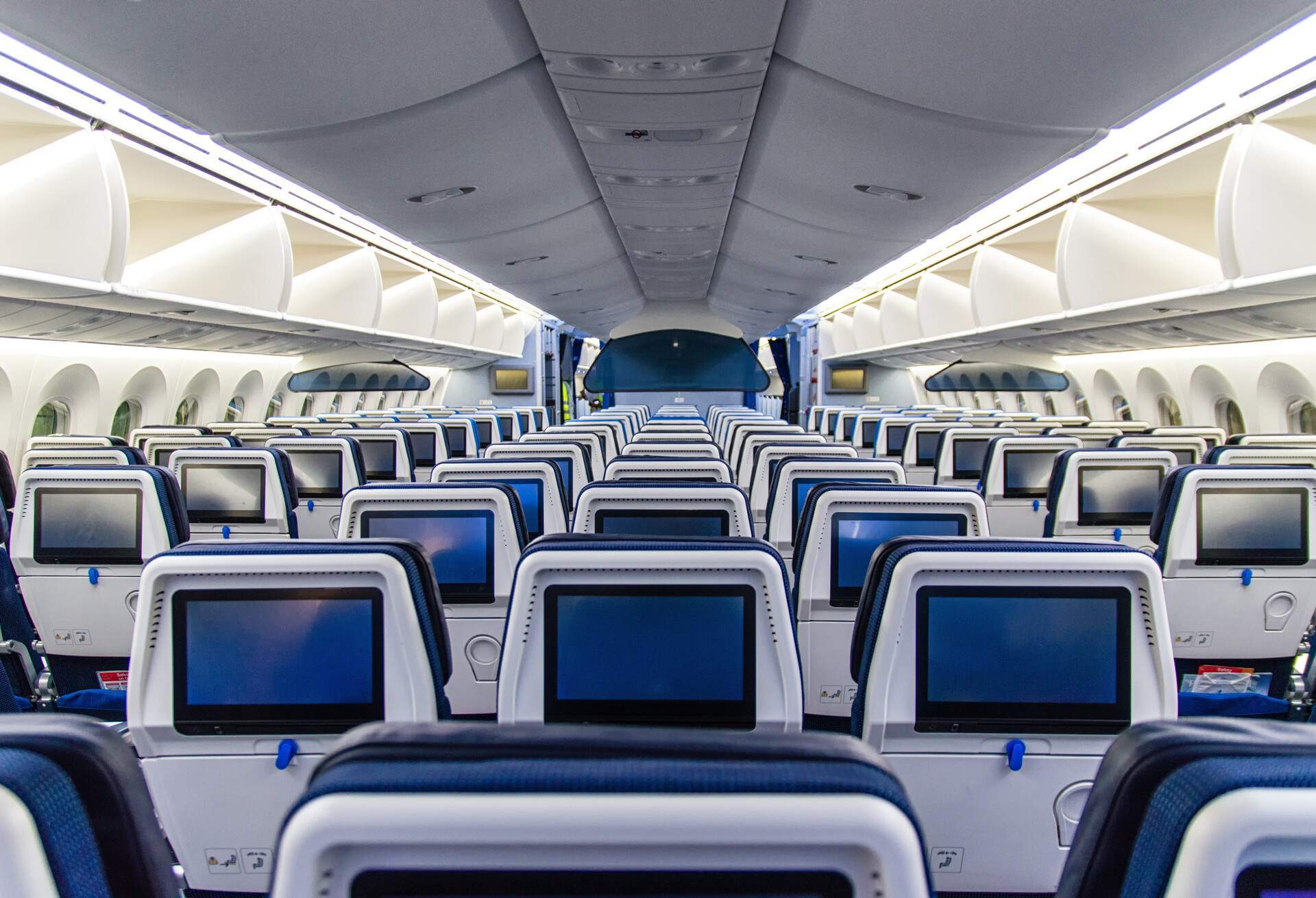empty plane seats