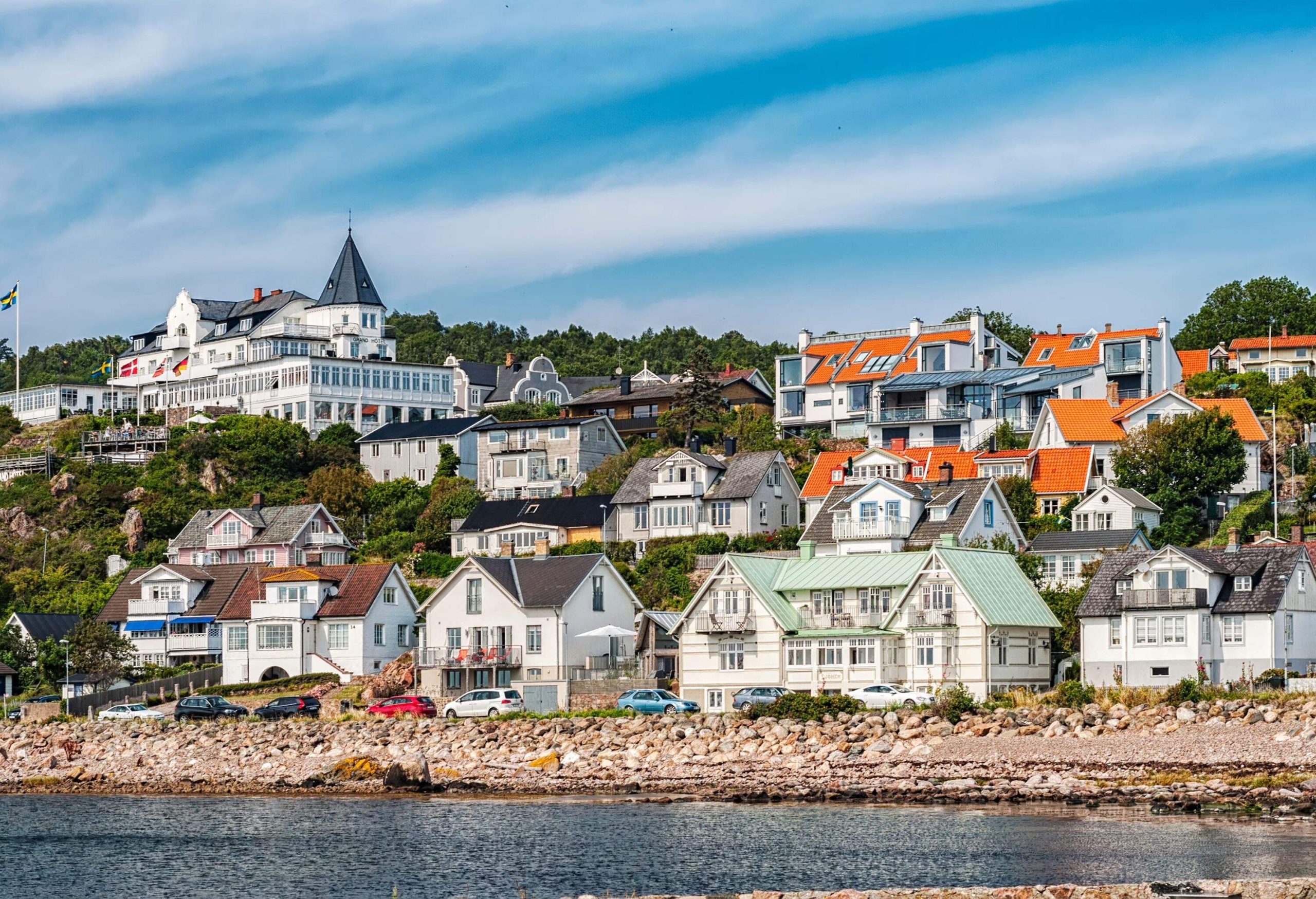 Molle is a well known and popular seaside resort in Sweden and is located on the top of the Kullen Peninsula.