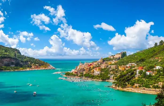 Beautiful fisherman town of Portovenere near Cinque Terre, Liguria, Italy