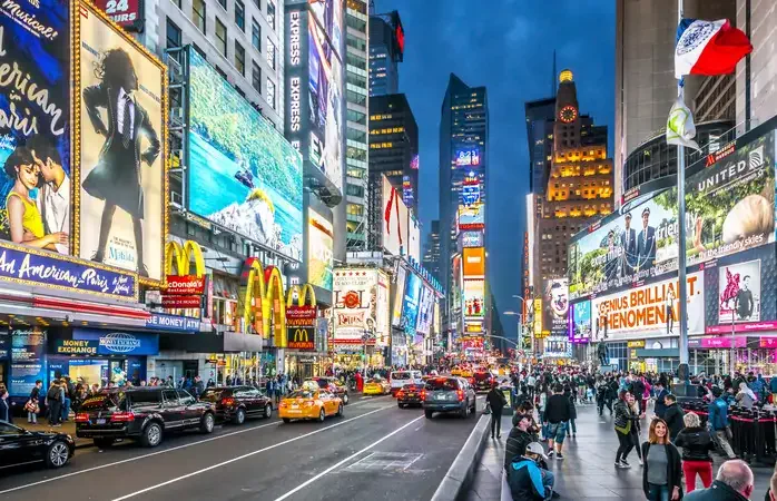 Times Square by night