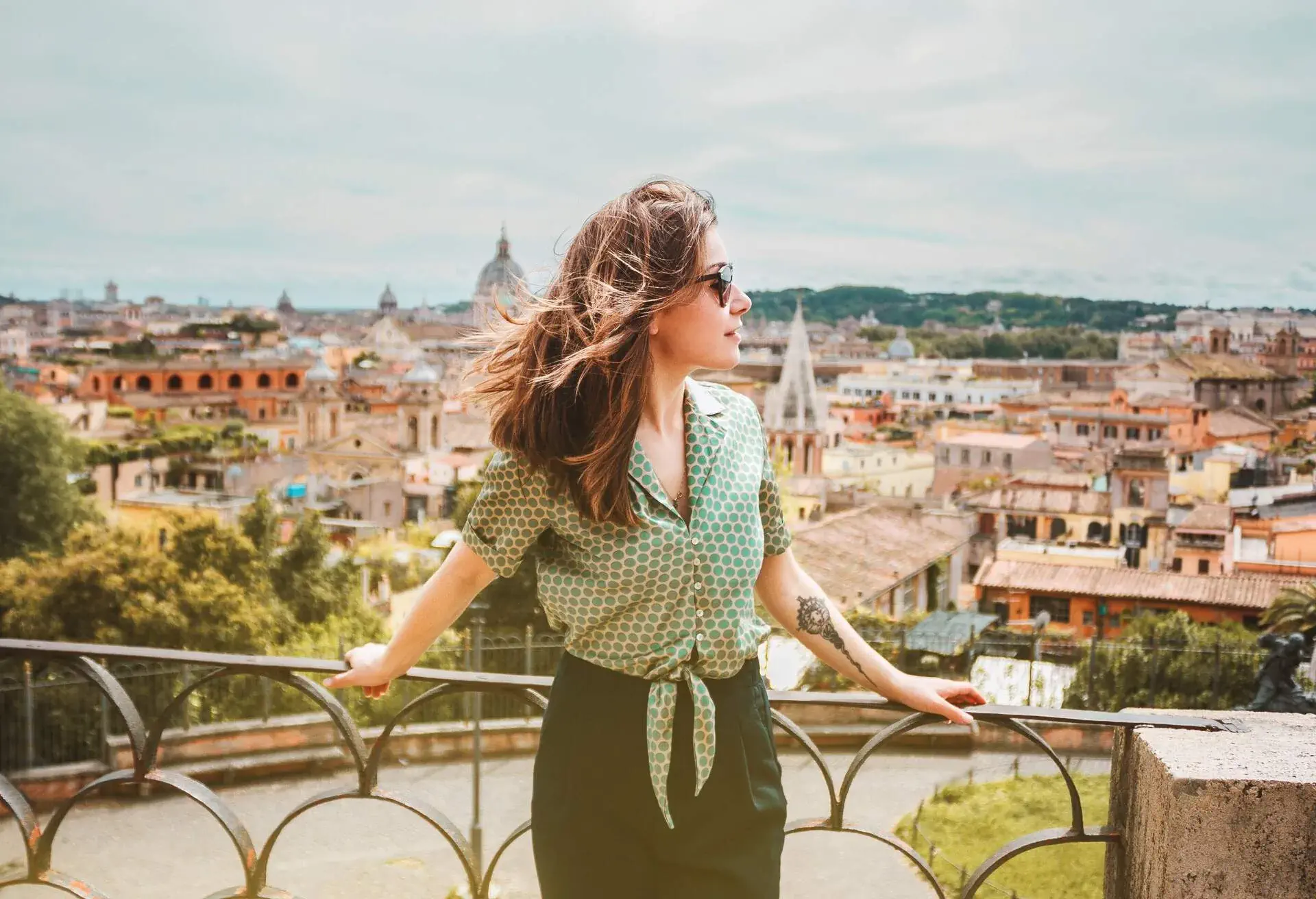 person travel adventure