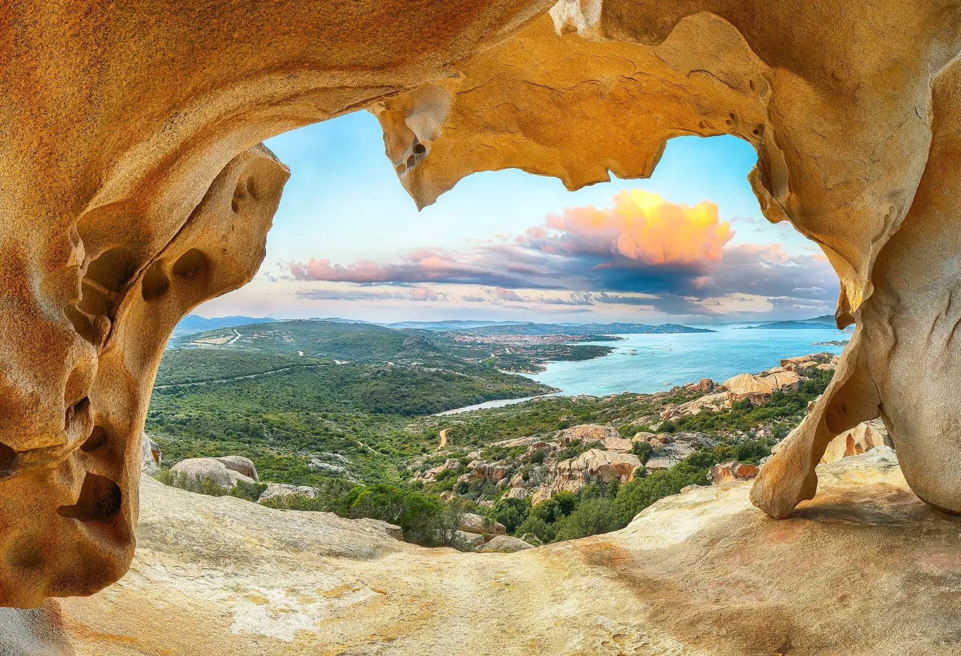 sardinia olbia tempio bear rock