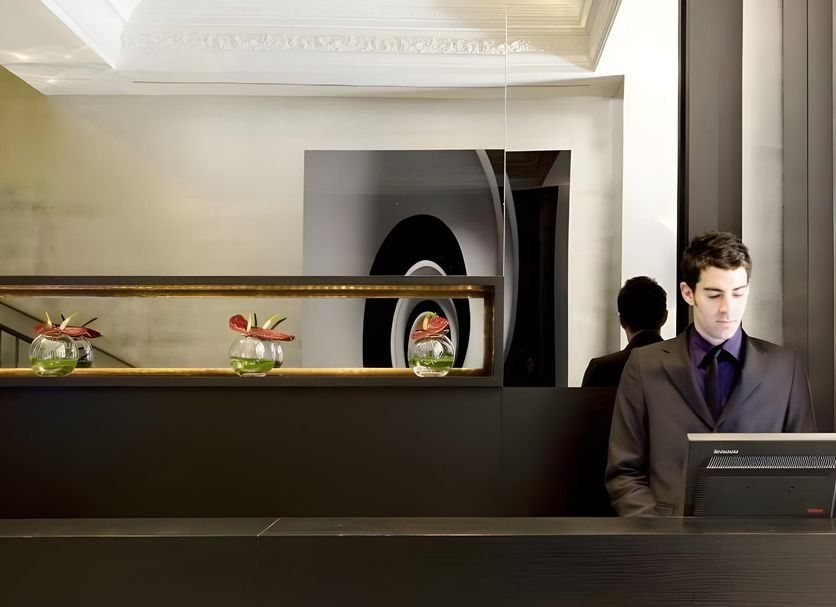 Receptionist Billede